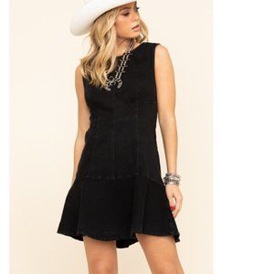 Free People Alex Denim Mini Dress